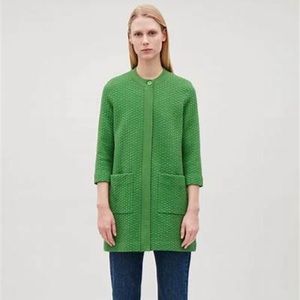 COS textured cardigan women size medium